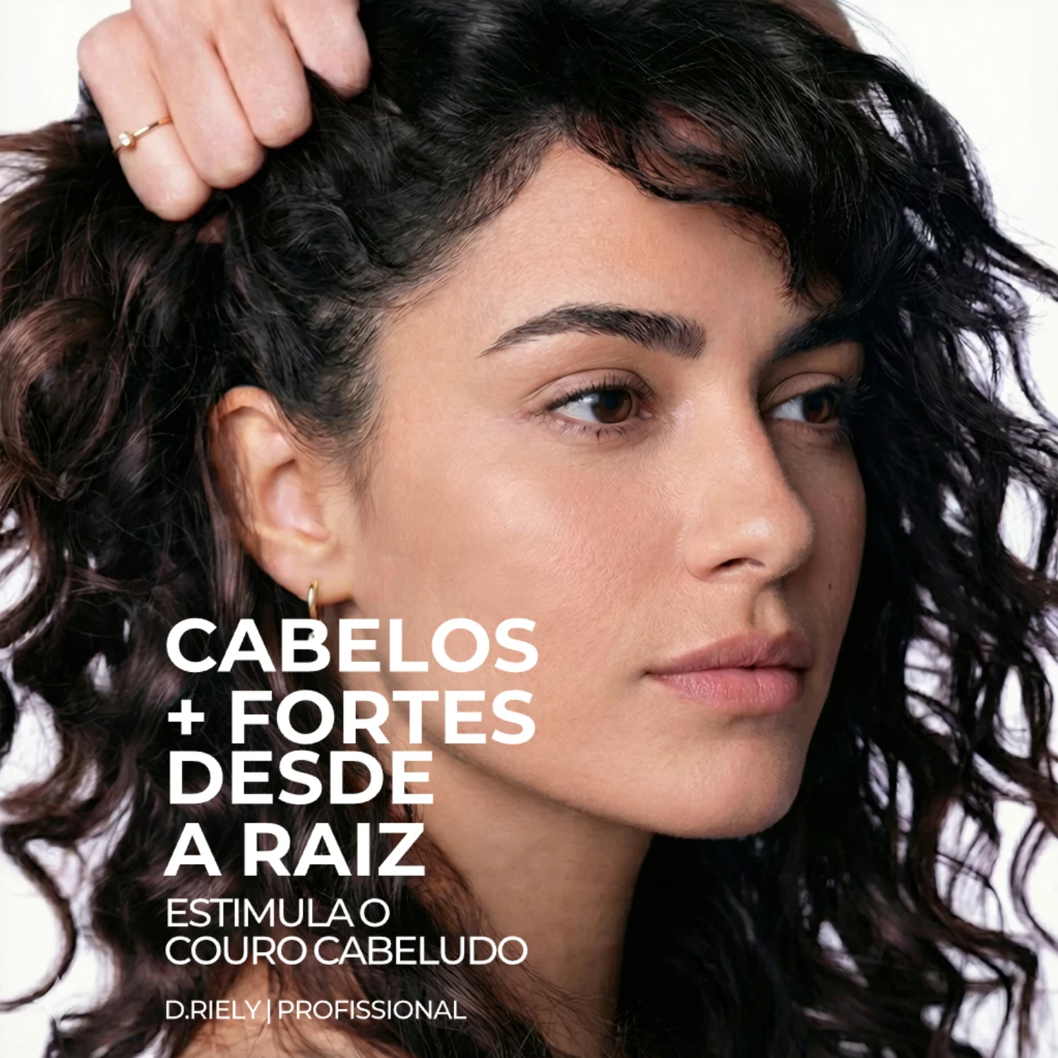 Cabelo com brilho intenso após tratamento capilar D.Riely