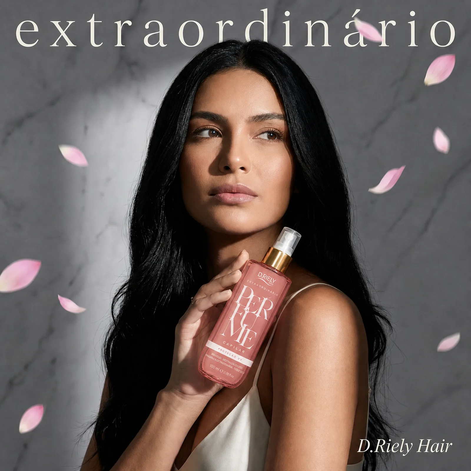 Editorial D.Riely - Modelo com Perfume Capilar